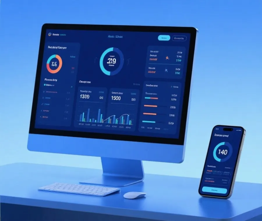 多终端体育数据平台展示示意图