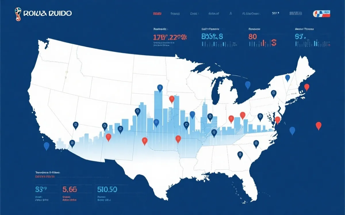 2026世界杯比赛北美数据统计总览：从美加墨主场节奏到城市攻防风格，一张看清战局走向的“数据地图”